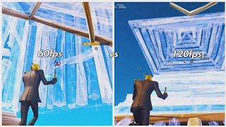 60fps vs 120fps Fortnite ps5