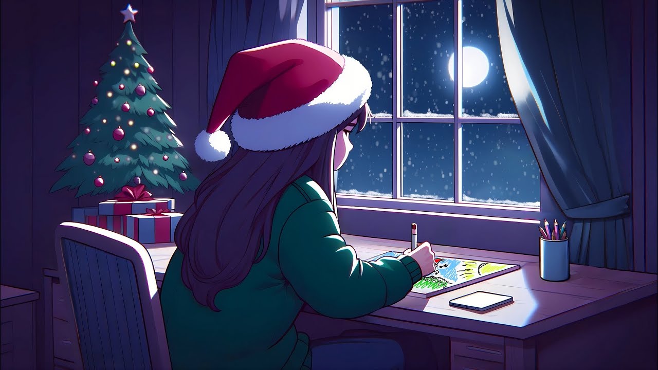 Christmas Lo-Fi Chill Beats for Study & Relax | 1 Hour