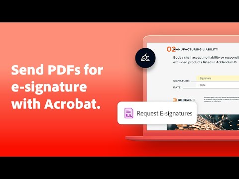 Request e-signatures with Adobe Acrobat  |  Adobe Document Cloud