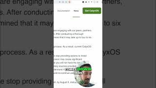 CalyxOS Security Updates Delayed: What You Need to Know #shorts