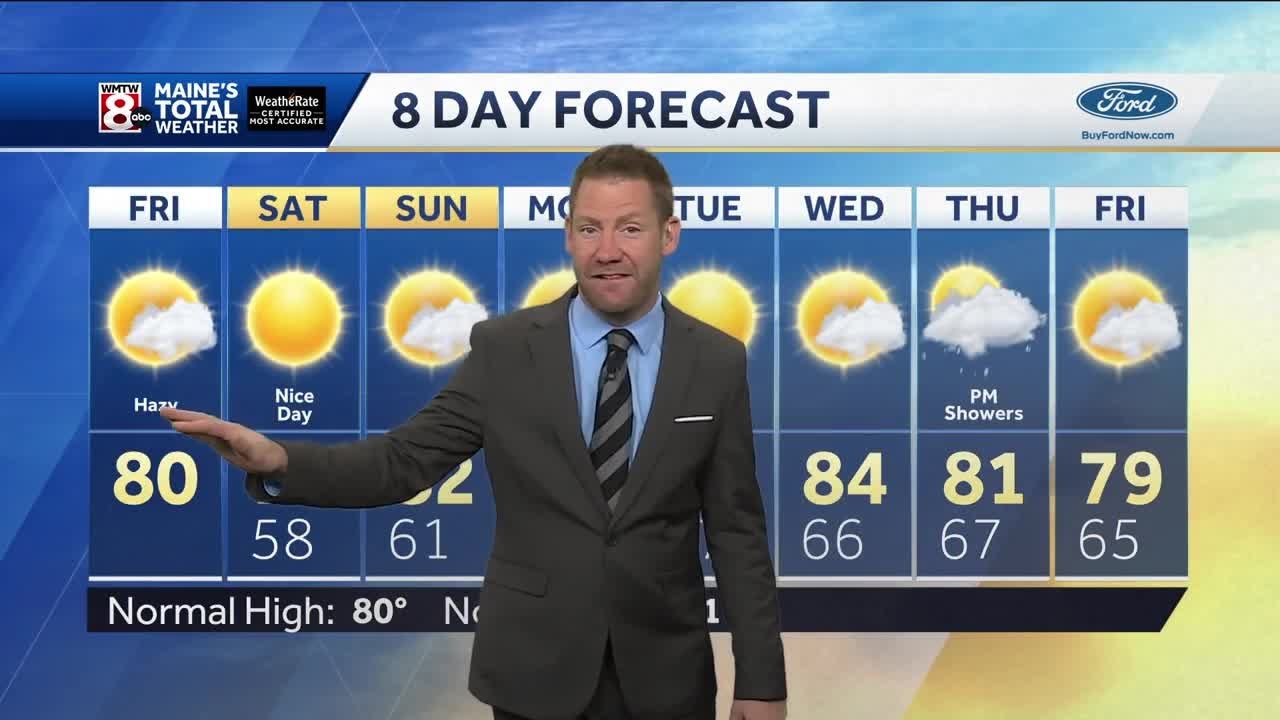 Warm and hazy to kick off the weekend - YouTube