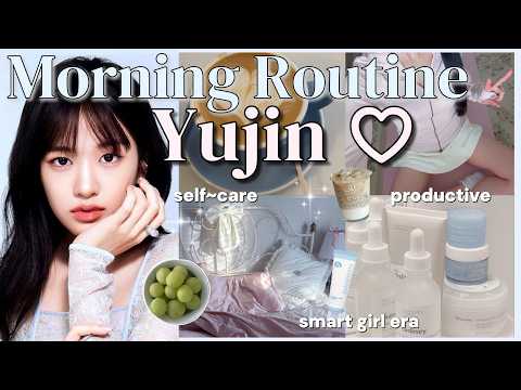 Yujin IVE Morning Routine 🎀 yujinism ( selfcare, productive )