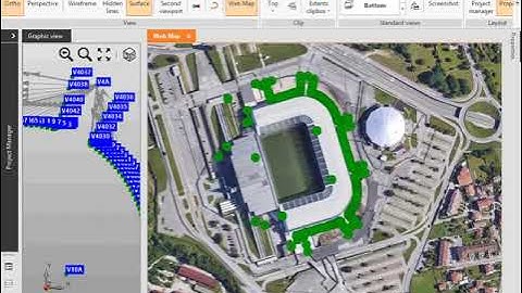 GeoMax - X-PAD Office Fusion - CAD - Web map view