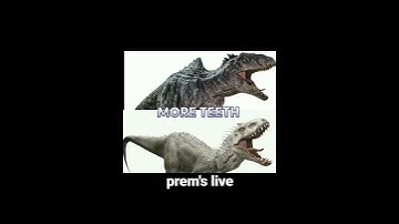 GIGANTOSAURUS VS INDOMINUS REX #shorts #viral #video #edit #dinosaur #kaiju #godzilla