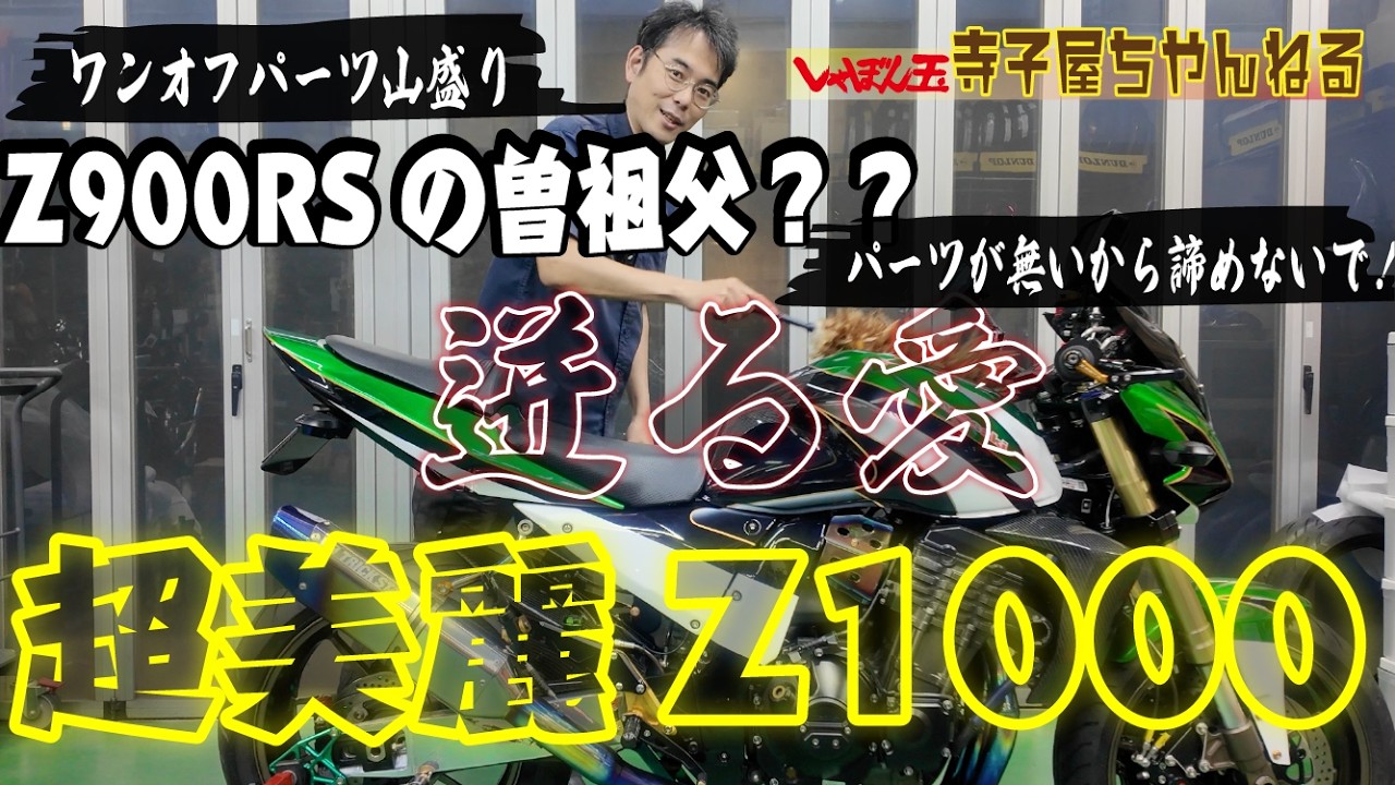 Z1000】隅から隅まで磨かれた超美麗Z1000 ワンオフパーツ多数！希少