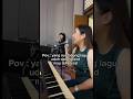 POV:rehearsal someone offered to sing at the wedding gig #stellaarisandy #musician #bts #md