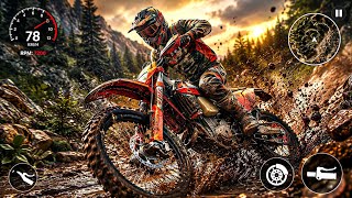 🏍️ Ultimate Dirt Bike Offroad Adventure! 🌲 Extreme Mud Racing, Mountain Trail | Android Gameplay screenshot 2