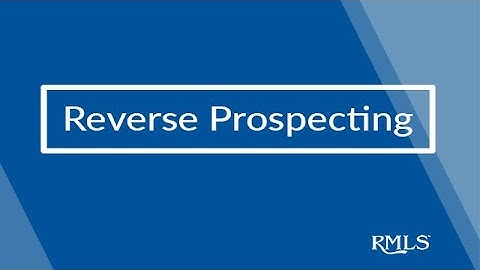 Reverse Prospecting Tutorial