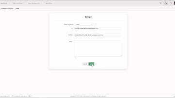 Oracle APEX 20.2–Weekly Tips for Beginners - How to Receive the Workspace Summary Report E-Mail