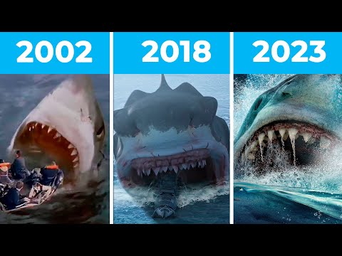 Evolution of Megalodon in movies | 2002-2023