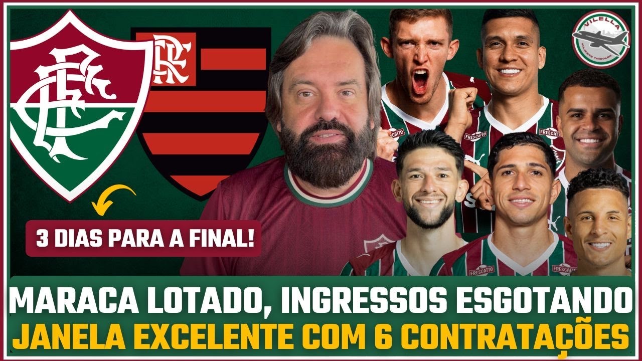 MARACANÃ LOTADO, INGRESSOS ACABANDO A 3 DIAS DO JOGO