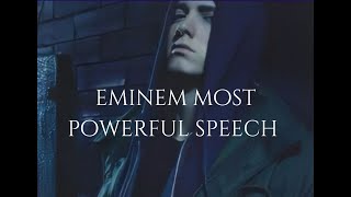I Was Scared | Eminem Motivational Speech on Depression (Eminem Inspirational)