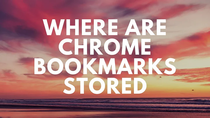 Where Are Chrome Bookmarks Stored - It Is Simple - How To Find Chrome Bookmarks
