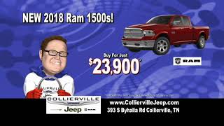 Collierville CDJR is Celebrating "Ram Power Days" With the 2018 Ram 1500 Starting at Just $23,900!!
