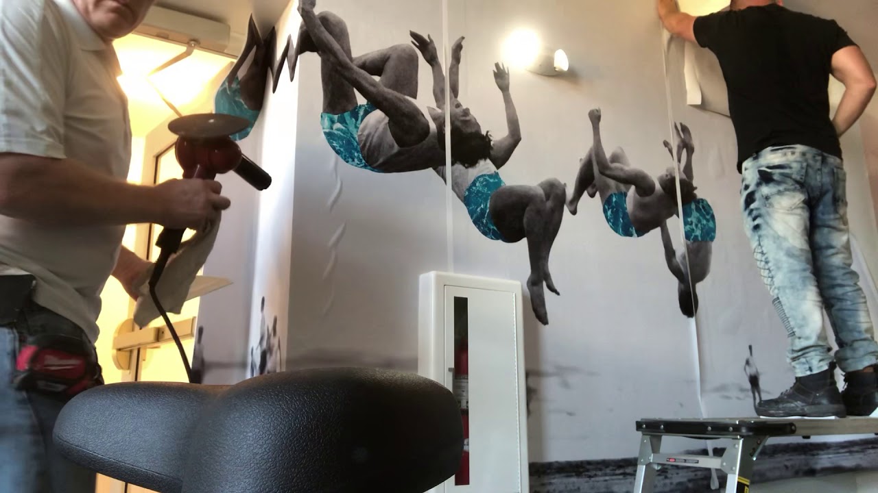 How To Hang Wallpaper Around Outside Corners Spencer Colgan YouTube