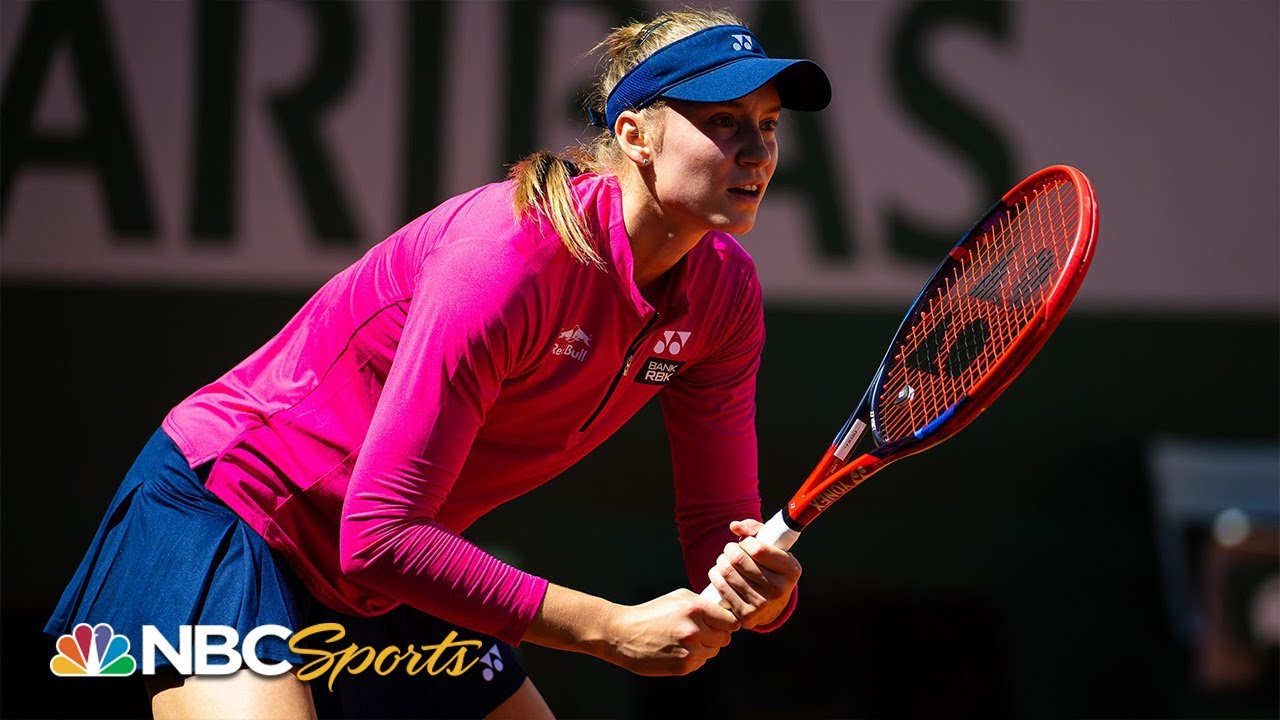 2023 French Open second round Elena Rybakina cruises past Linda Noskova NBC Sports