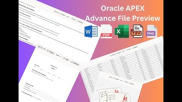 Oracle APEX Advance File Preview