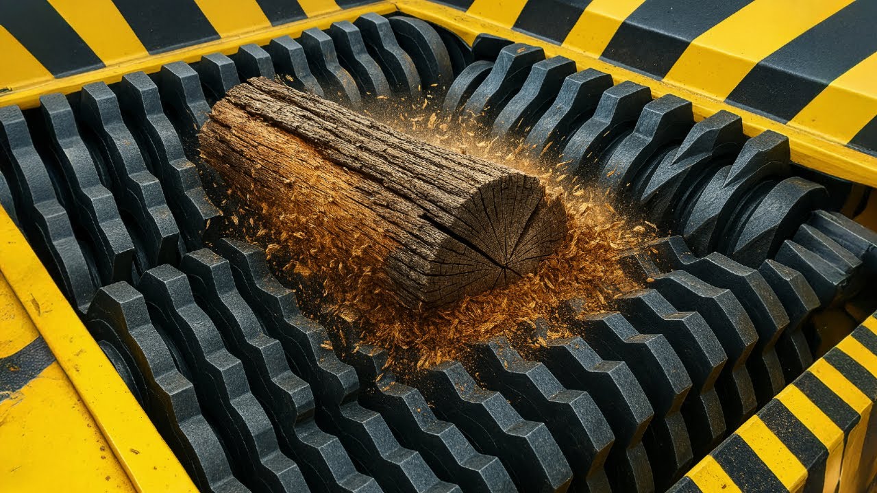Massive Wood Chipping Machines | Ultimate Log Crushing Power - YouTube
