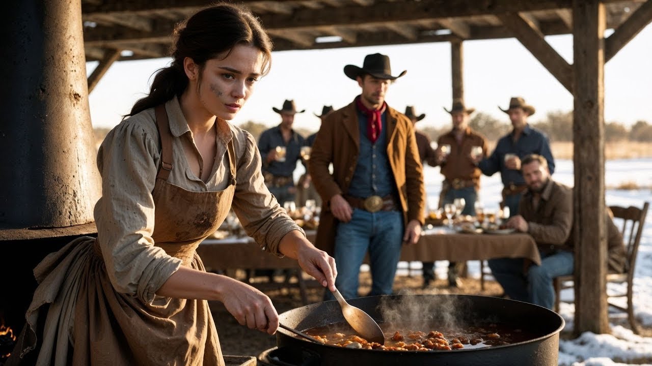 Elle devient cuisinière pour des cow-boys sans savoir que l’un d’eux possède le ranch où ils sont.
