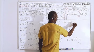 Lesson 16: Limits at Infinity using Binomial Expansion (Calculus l Chapter 1)