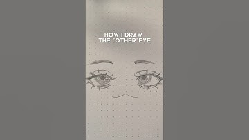 How I draw the other eye #drawingstyles #drawing #tutorial #sketch
