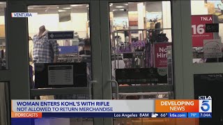 Woman pointed rifle at Kohl's employees in Ventura, witnesses say