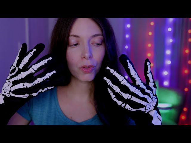 🎃ASMR | Te toco la cara CREEPY pero RELAJANTE | especial halloween