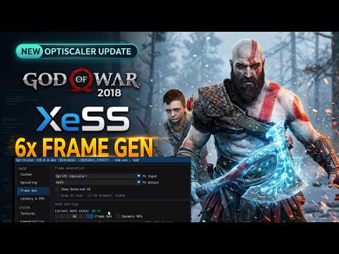 Optiscaler With a New & Clean Look + Reflex/Xell Fixes For ALL GPU Test in GOW 2018 PC