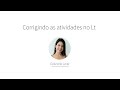 Corrigindo as atividades no Lt