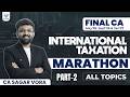 International Taxation Marathon I Part 2 | FINAL CA | May 26, Sept 26 & Jan 27 | CA Sagar Vora