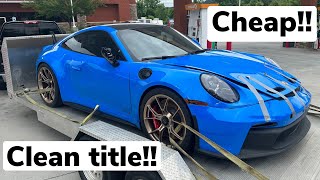 Rebuilding The Cheapest PORSCHE 992 GT3 In The World!!