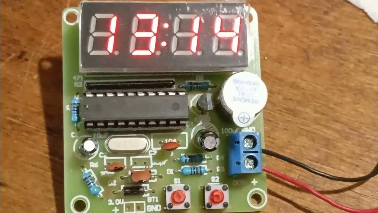 Электронные часы конструктор. - YouTube