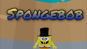 Spongebob plays tower of hell