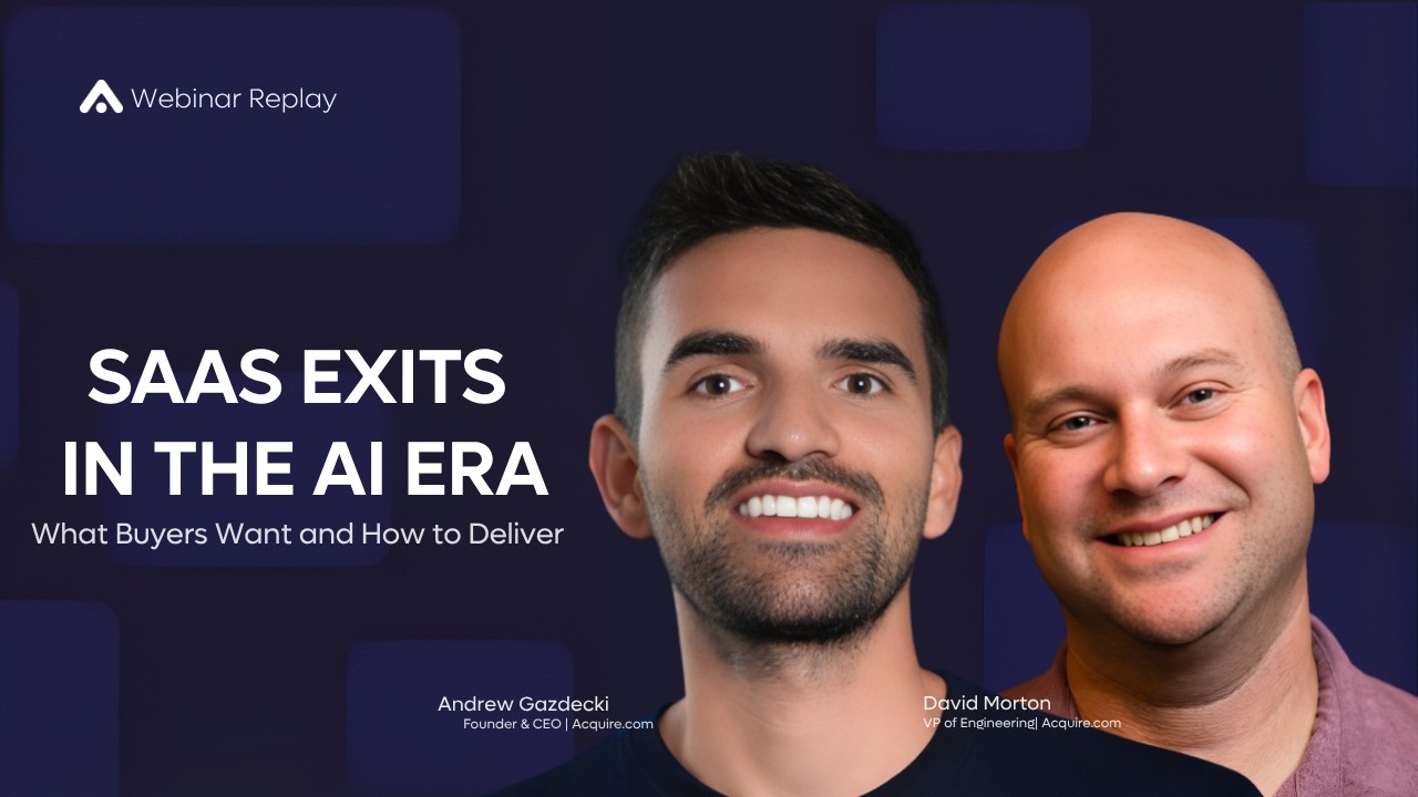 SaaS Exits in the New AI Era [Webinar Recap]