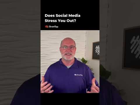 Does Social Media Stress You Out? #braintap #biohack #brainhealth #brainfitness
