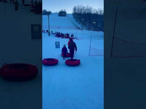 Snow tubing// hike