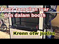 Booth semi container kekinian tampilan luar dan dalam part2