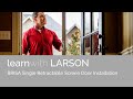 Larson brisa retractable screen  single door installation