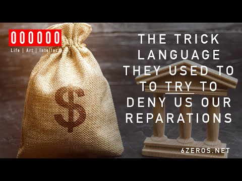 ⁣Exposing the Trick Language Proposed By SOME Reparations Task Force Members