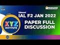 Edexcel ial f2 wfm02 jan 2022 paper full discussion y13 further maths