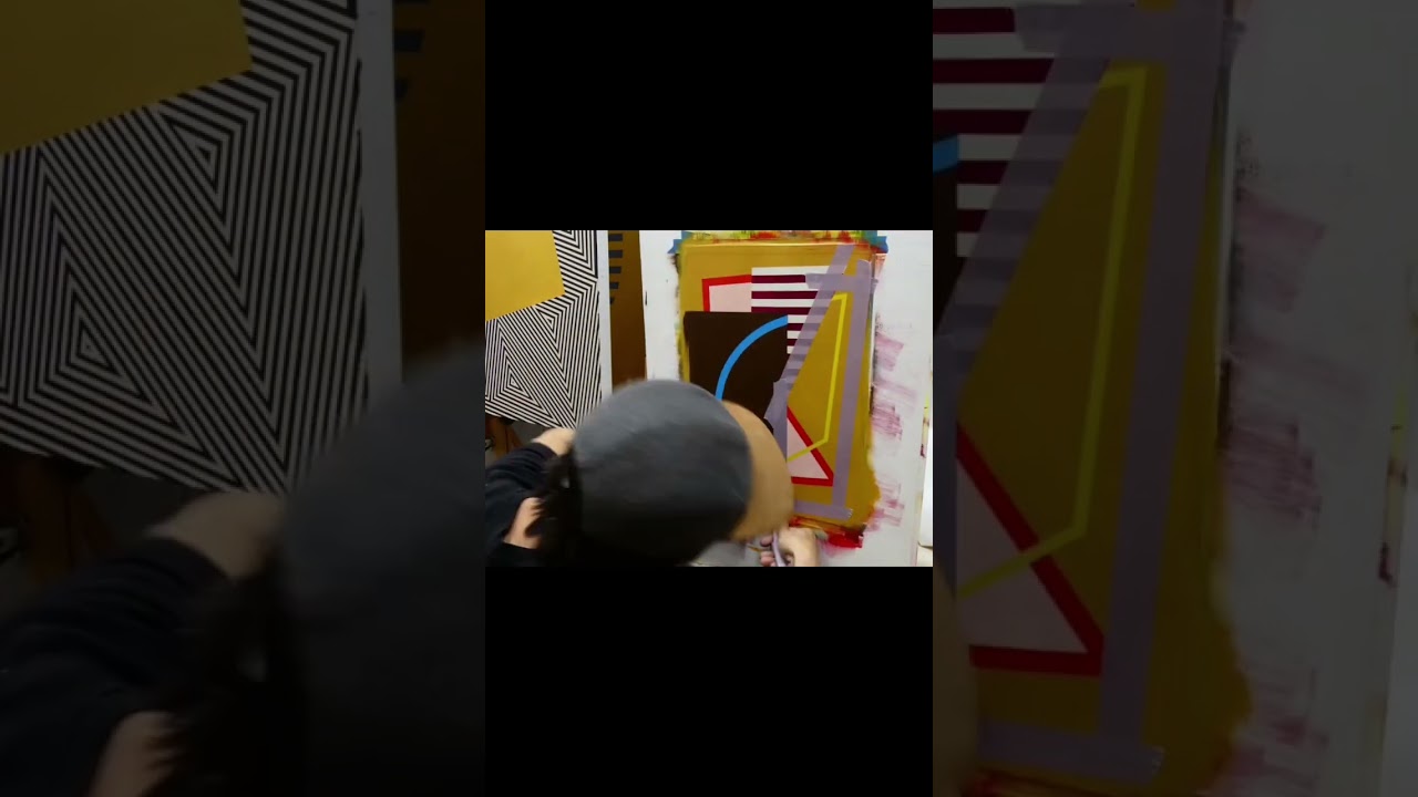 Work on paper - painting timelapse 