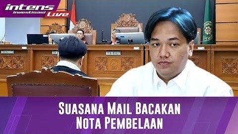 LIVE!!  Sidang pembacaan Nota Pembelaan Ismail Asisten Nikita Mirzani