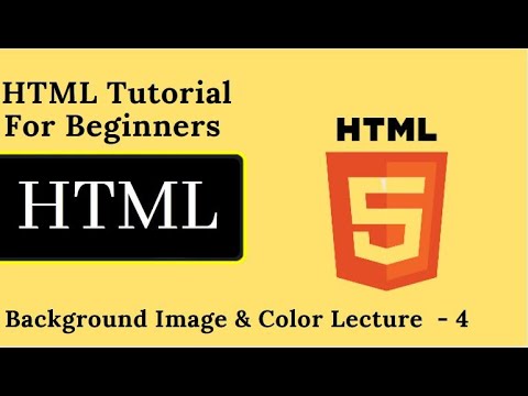 How to use background color and background image in html