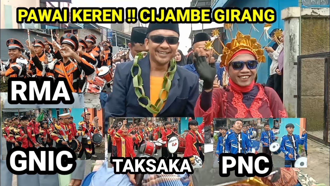 Pawai Drumband Dan Karnaval Cijambe Girang || RMA, GNIC, PNC, TAKSAKANADA. Samenan Shofwatul Ikhsan