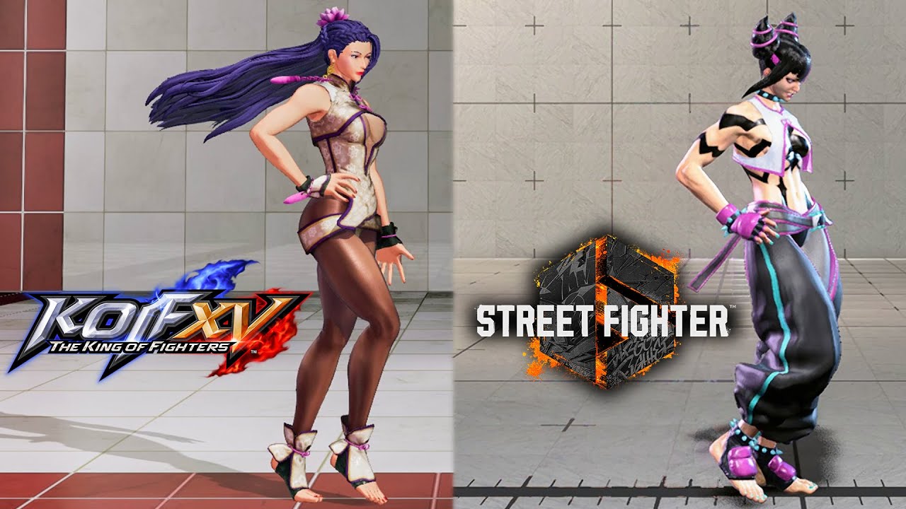 ストリートファイター6 & KOF15 KOF XV vs SF6 Walking Animations Comparison - YouTube