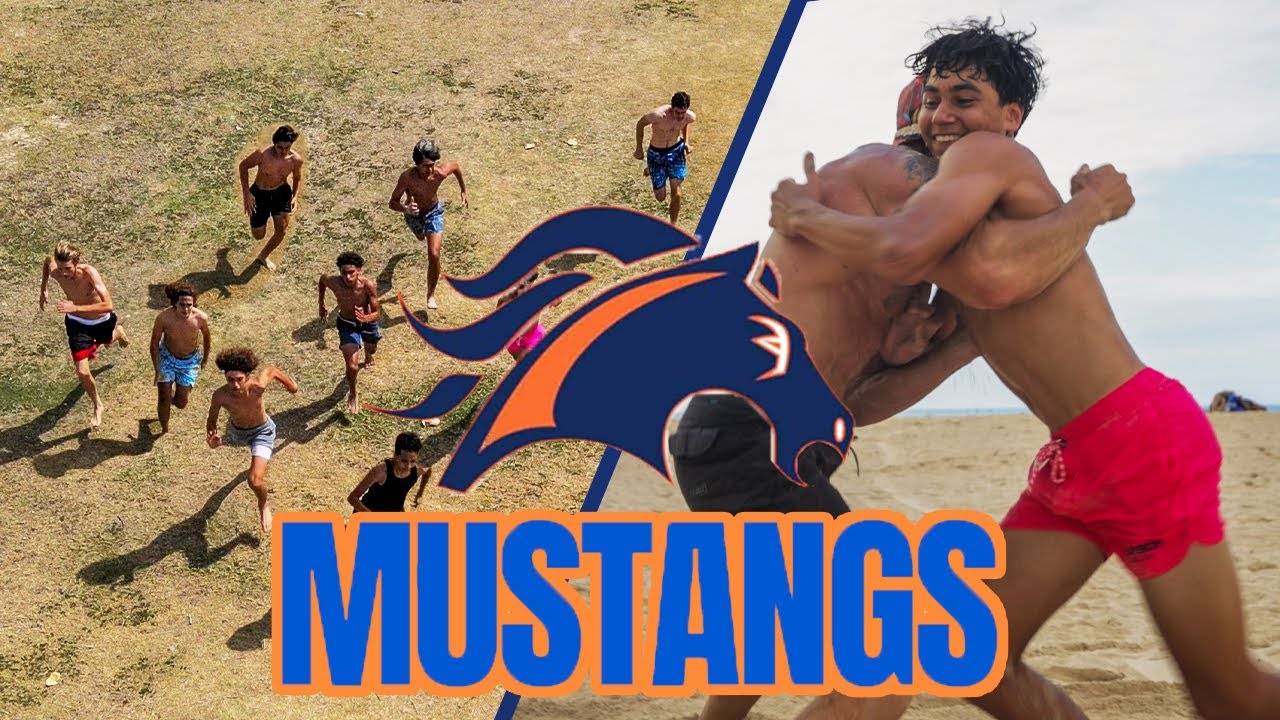 KALAHEO MUSTANGS train with HERODADBOD on the Beach!