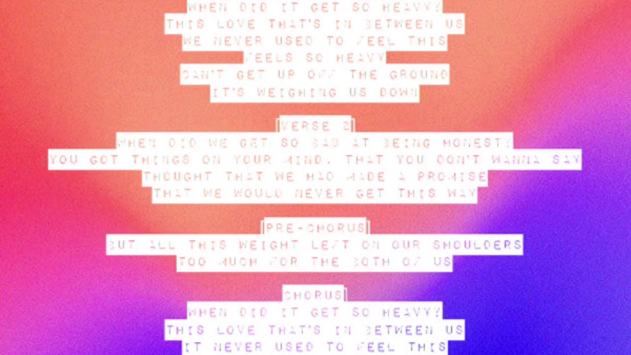 Anne Marie Heavy [LYRICS] YouTube