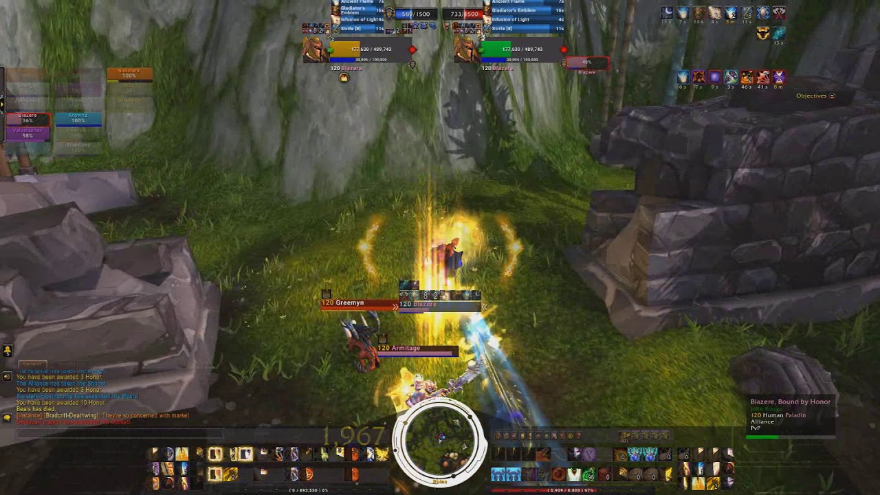 Holy Paladin PvP - Random BG HighLights 10 - WoW Bfa Patch 8.3.0