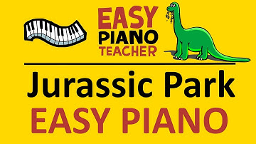 How to play Jurassic Park on piano keyboard (movie theme) Easy tutorial video from #EPT