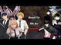 Chainsaw Man Reacts to Megumi Fushiguro &amp; Mahoraga | Jujutsu Kaisen | Gacha Reaction |AU 🇺🇸